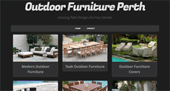 Desktop Screenshot of outdoorfurnitureperth.com