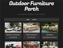 Tablet Screenshot of outdoorfurnitureperth.com